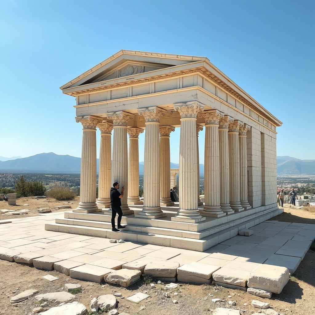 Ηλικιωμένος άνδρας κάνει εξέταση ακοής με ακουολόγο